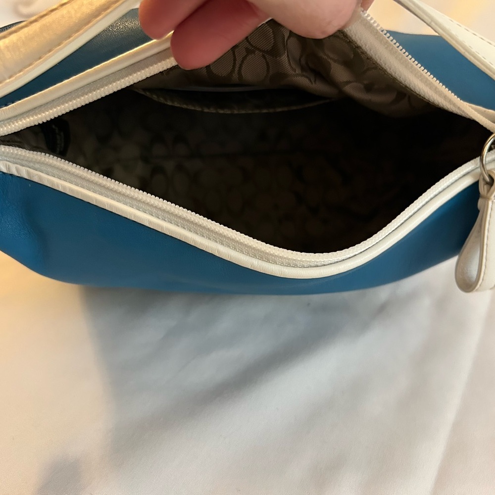 Coach Blue Leather Mini Bag - Picture 7 of 11